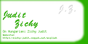 judit zichy business card